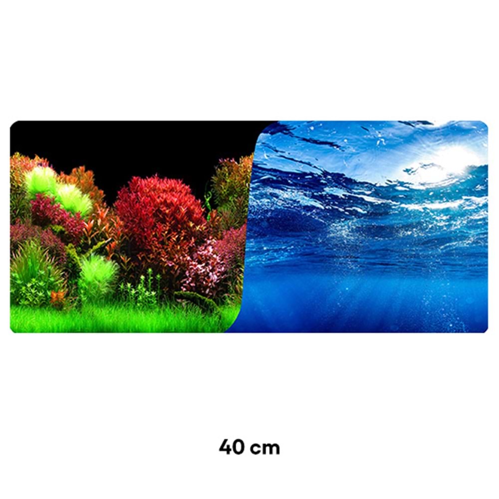 BONİSA PLASTİK POSTER 8007/8008 BİTKİ DENİZ 15 METRE x 40 CM