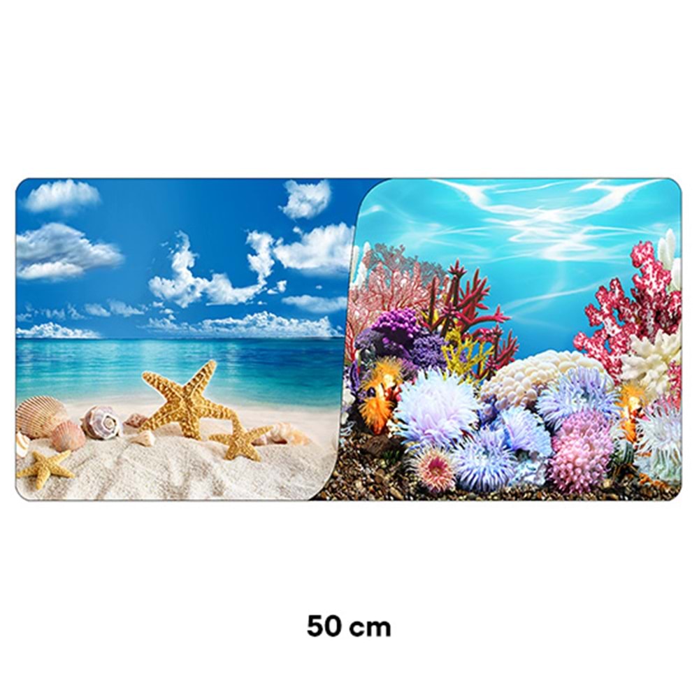 BONİSA PLASTİK POSTER 8011/8006 KUM MERCAN 50 CM