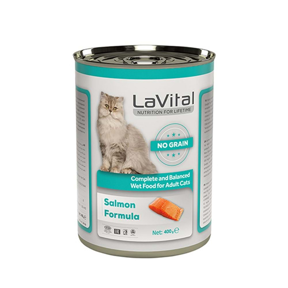 LAVİTAL 400 GR NG ADULT SOMONLU KEDİ KONSERVE