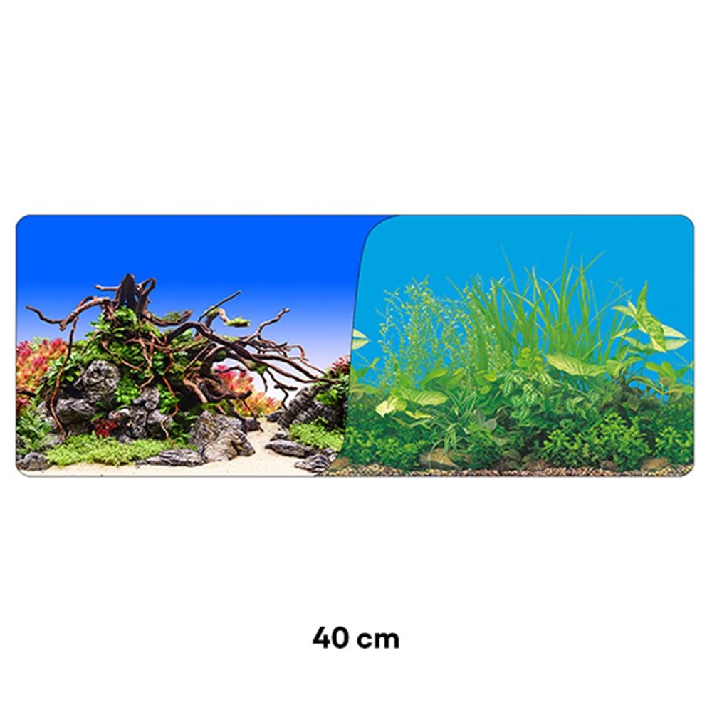 BONİSA PLASTİK POSTER 8031/9051 KAYA BİTKİ 40 CM