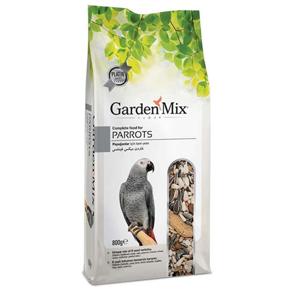 GARDENMİX 800 GR PLATİN PAPAĞAN YEMİ
