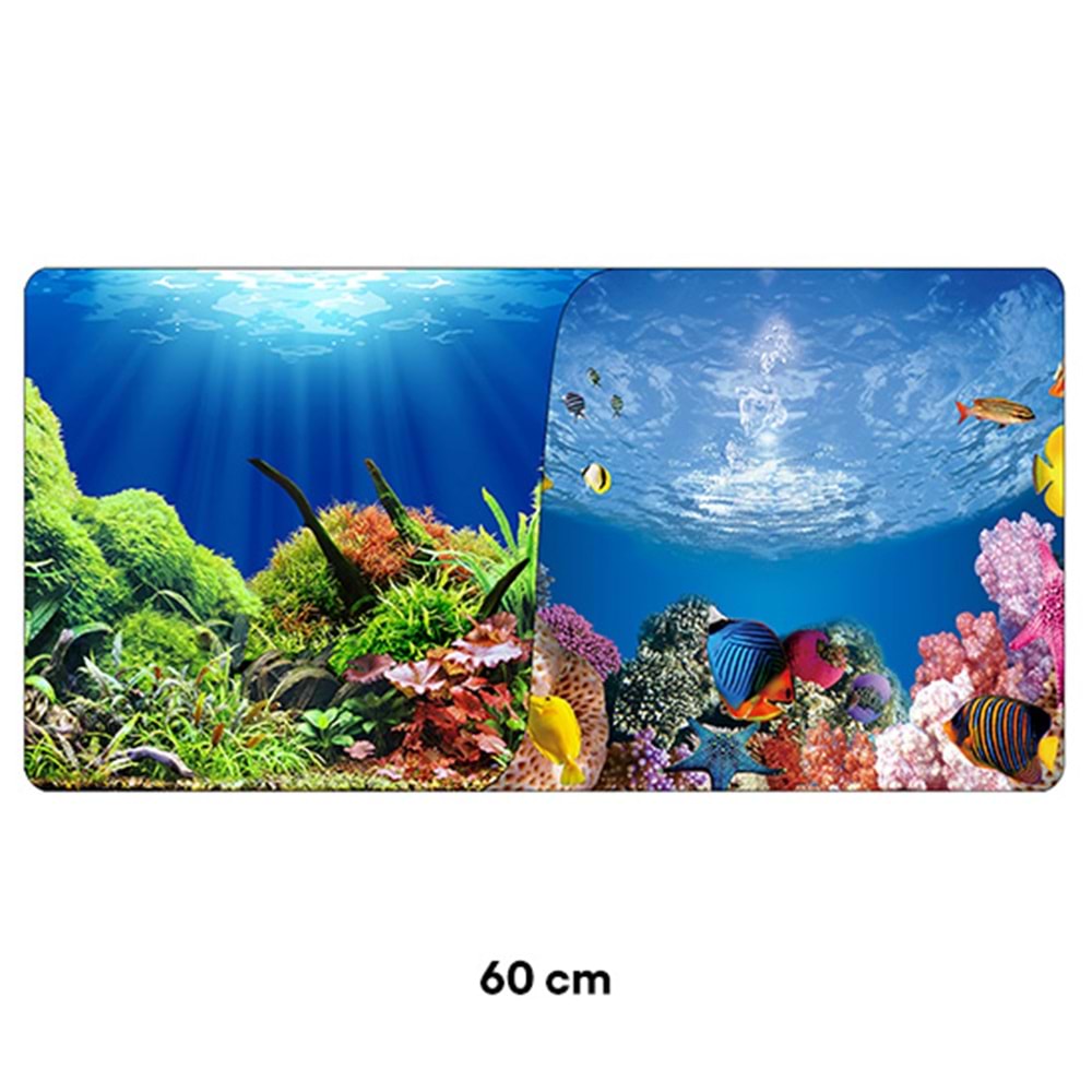 BONİSA PLASTİK POSTER 9097/9095 BİTKİ OKYANUS 60 CM