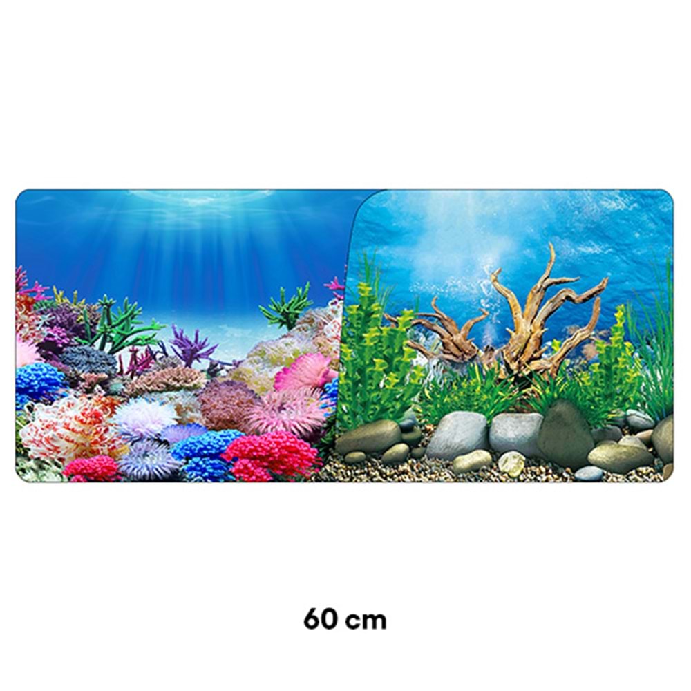 BONİSA PLASTİK POSTER 9099/9091 MERCAN TAŞ 15 METRE x 60 CM
