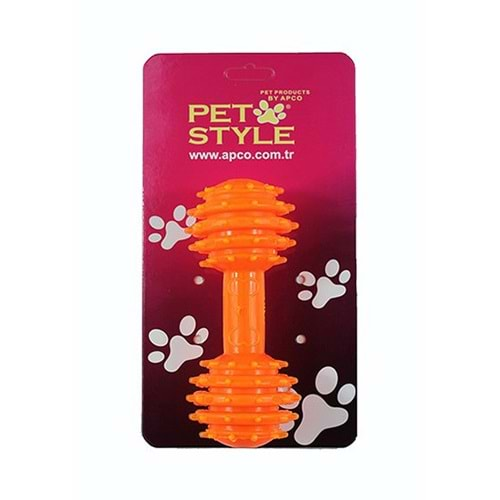 PET STYLE DOLGULU DUMBELL OYUNCAK 12 CM