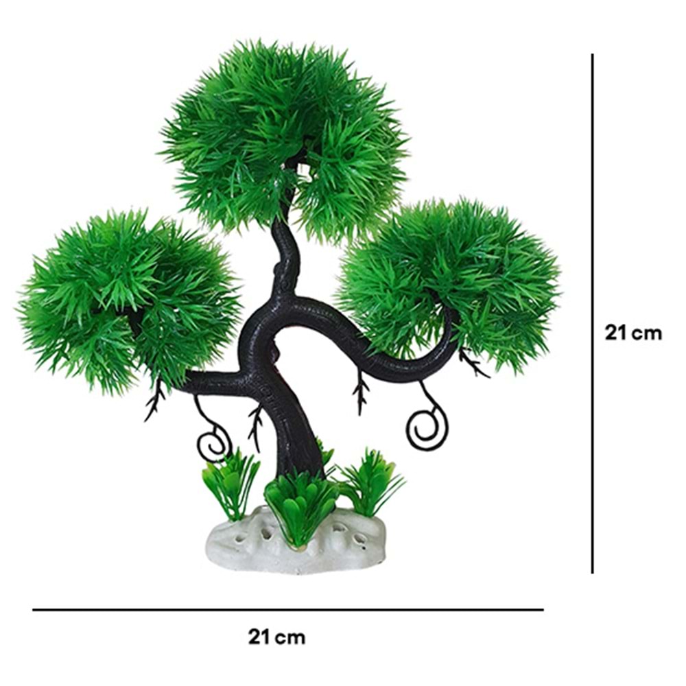 BONİSA PLASTİK BİTKİ BNS-2071 ( 21 x 21 CM )