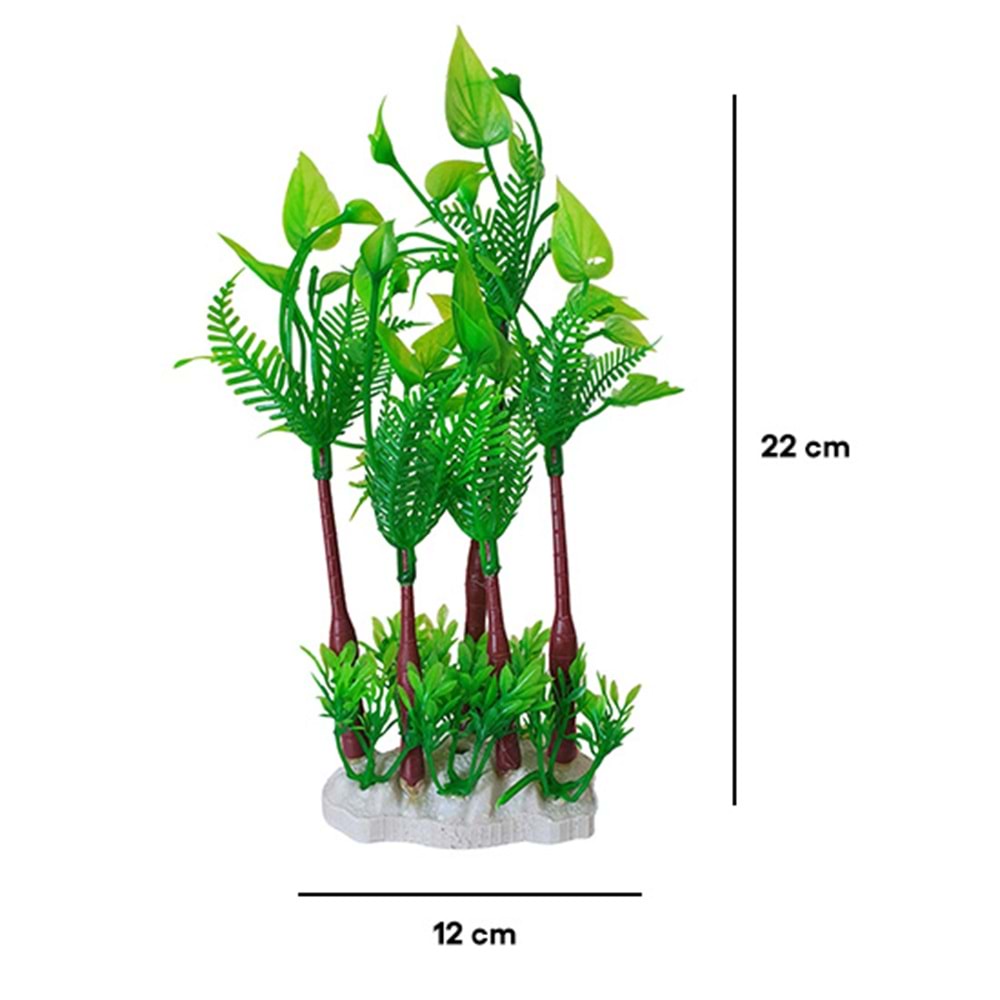 BONİSA PLASTİK BİTKİ BNS-3383 ( 12 x 22 CM )