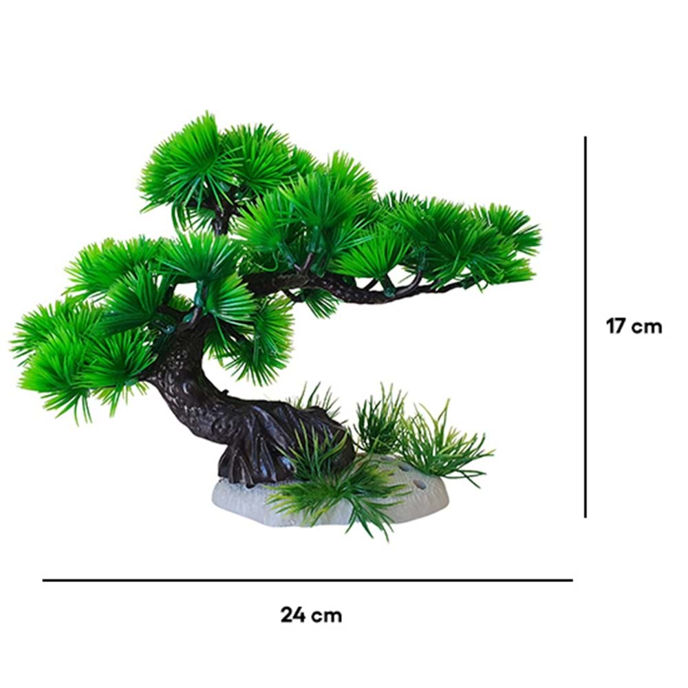 BONİSA PLASTİK BİTKİ BNS-3704 ( 24 x 17 CM )