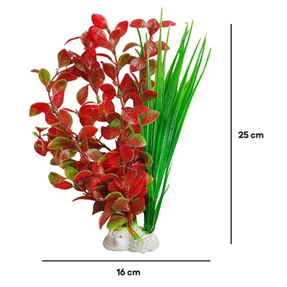 BONİSA PLASTİK BİTKİ BNS-3734 ( 16 x 25 CM )