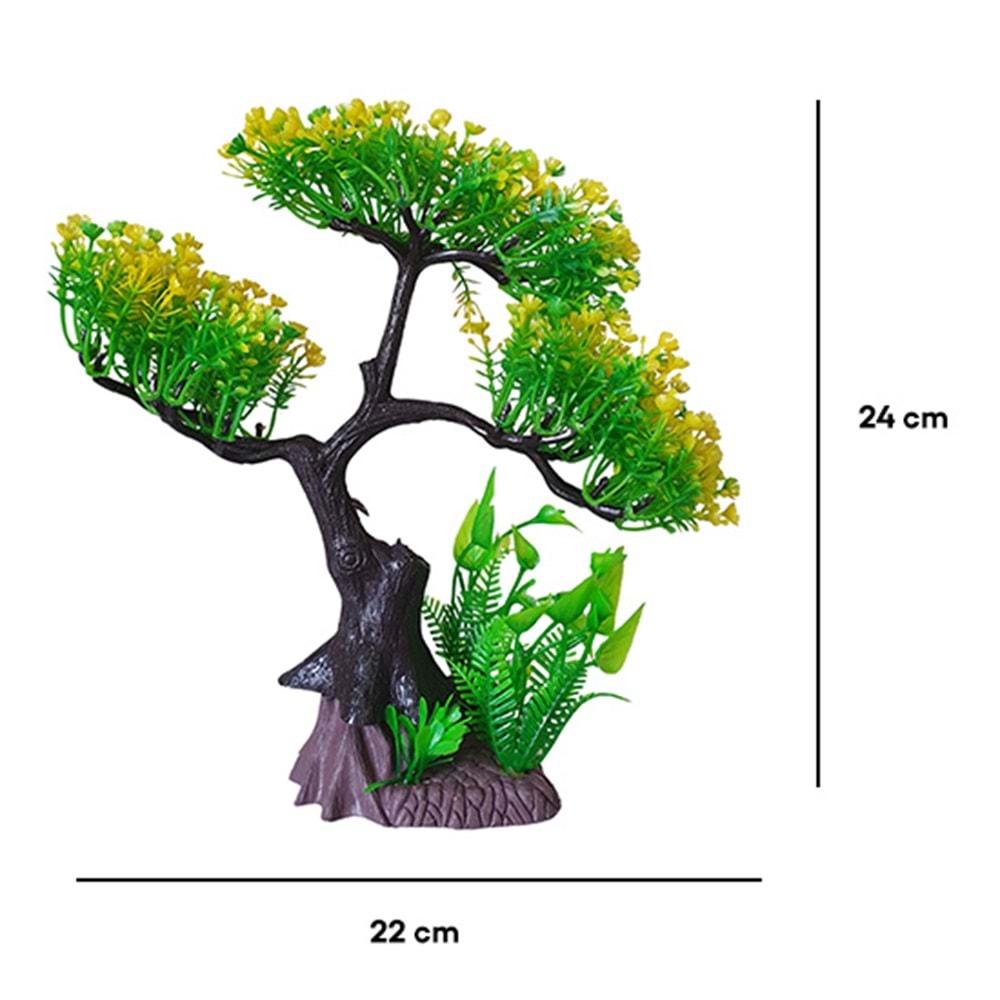 BONİSA PLASTİK BİTKİ BNS-3892 ( 22 x 24 CM )