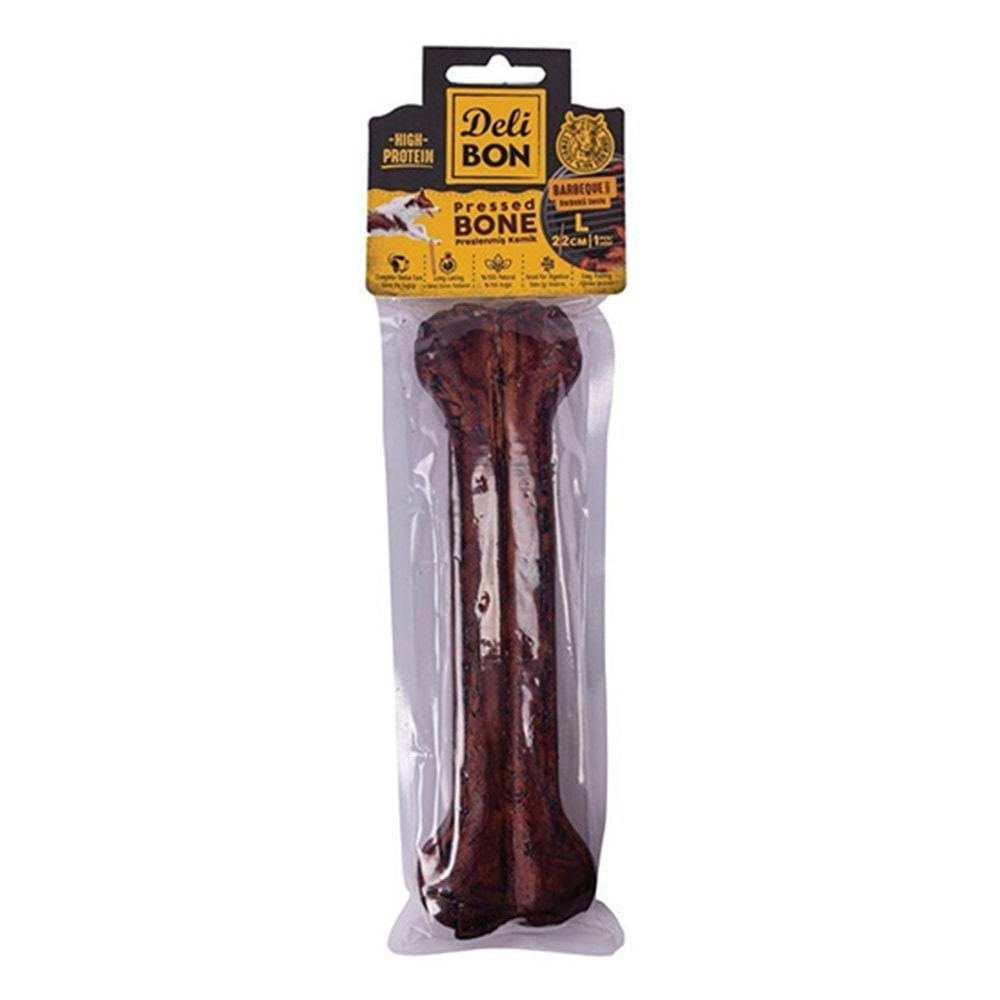 DELİBON DERİ PRES KEMİK 22CM M BOY 1Lİ PAKET BARBEKÜ 22CM x 1 ADET