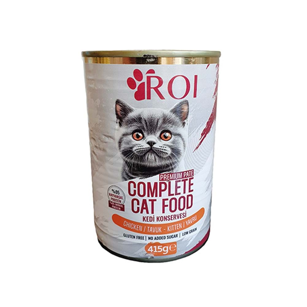 ROI 415 GR YAVRU KEDİ TAVUK KONSERVE