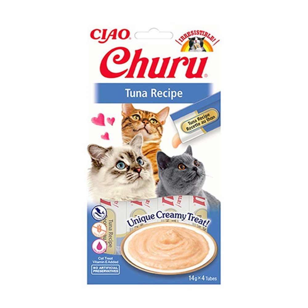 CİAO CHURU CREAM TON BALIKLI KEDİ KREMASI