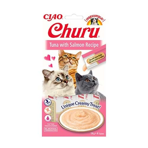 CİAO CHURU TON BALIK SOMON KEDİ KREMASI