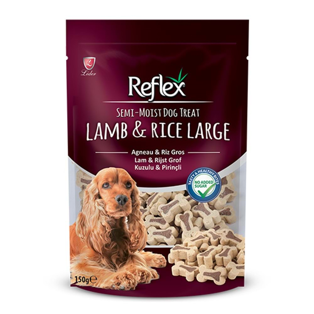 REFLEX 150 GR SEMI-MOIST ÖDÜL MAMASI KUZU & PİRİNÇ