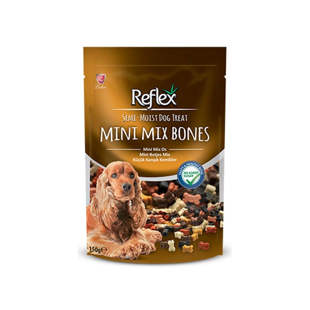 REFLEX 150 GR SEMI - MOIST MINI MİX BONES KÖPEK ÖDÜL MAMASI