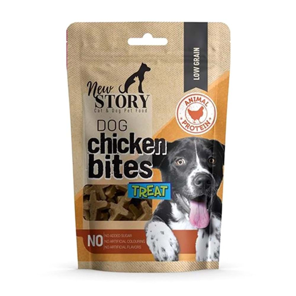 NEW STORY DOG CHICKEN BITES 80 GR