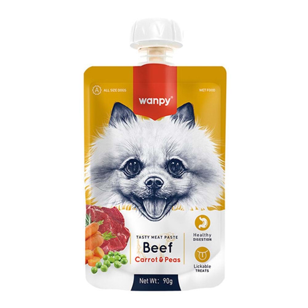 WANPY 90 GR TAZE SIĞI ETLİ & HAVUÇLU KÖPET ET EZMESİ