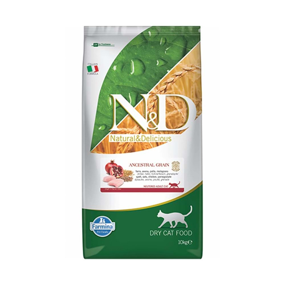 N&D 10 KG A.GRAIN TAVUK NAR KISIRLAŞTIRILMIŞ