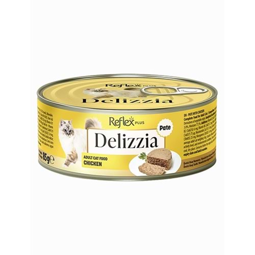 REFLEX PLUS 85 GR DELIZZA KIYILMIŞ PATE YETİŞKİN KEDİ TAVUKLU