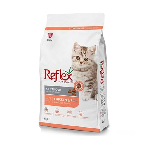 REFLEX 2 KG TAVUKLU & PİRİNÇLİ YAVRU KEDİ MAMASI