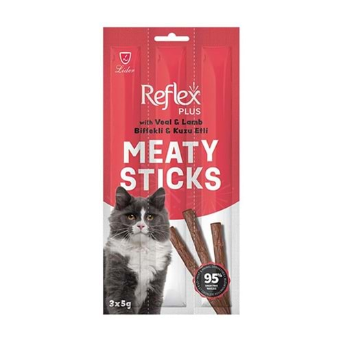 REFLEX STICK TREATS CAT BİFTEK & KUZULU 3x5 GR