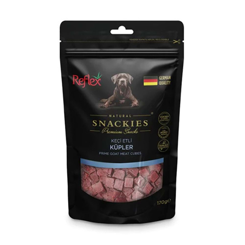 REFLEX 170 GR SNACKIES KEÇİ ETLİ KÜPLER