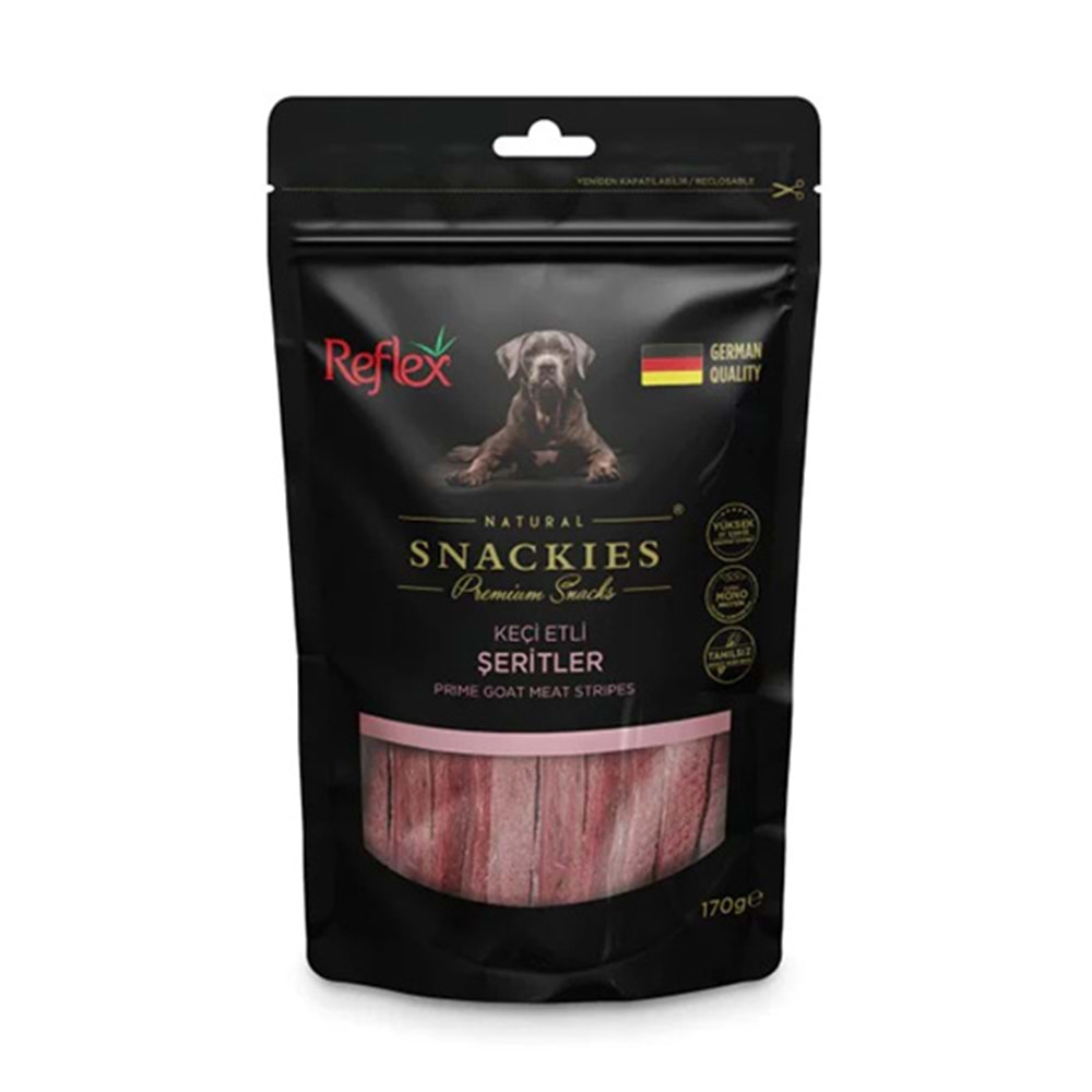 REFLEX 170 GR SNACKIES KEÇİ ETLİ ŞERİTLER