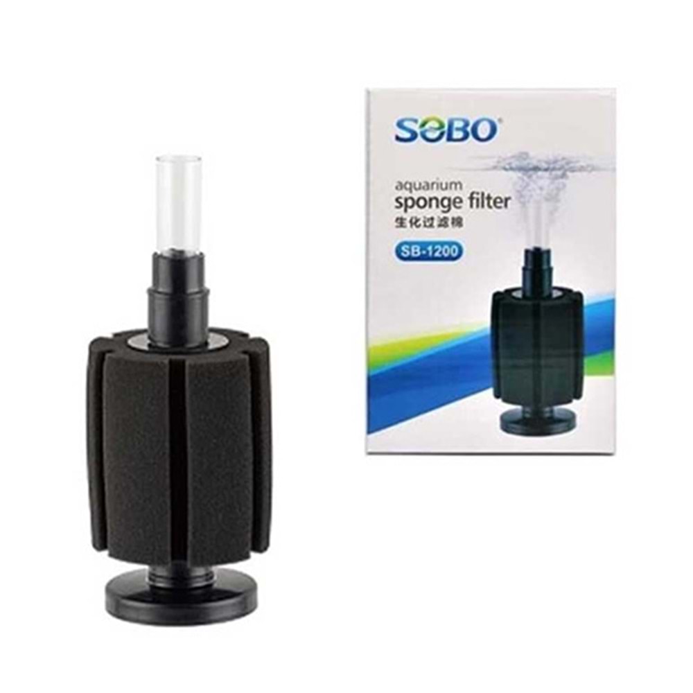 SOBO SB-1200 BİYOLOJİK SÜNGERLİ PİPO ÜRETİM FİLTRESİ