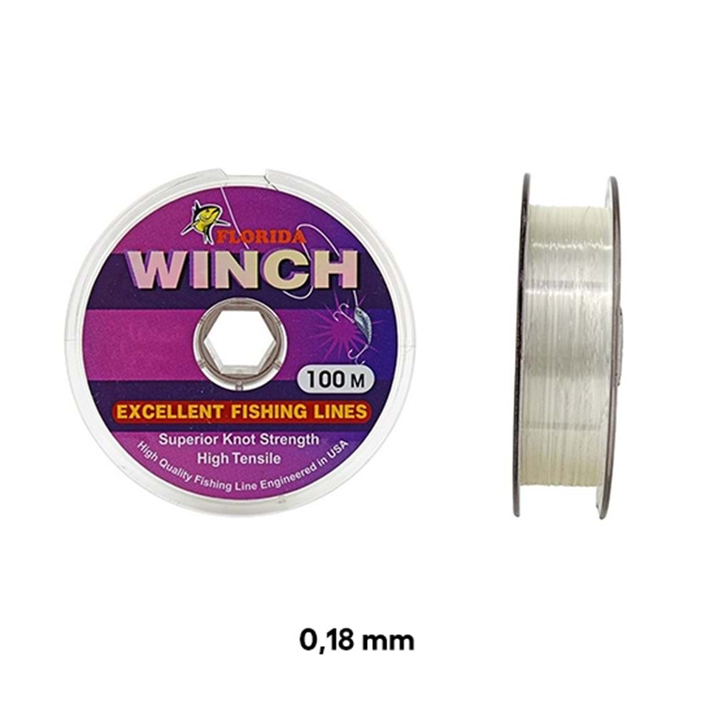 FLORİDA WINCH MAKARA MİSİNA 0,18 MM