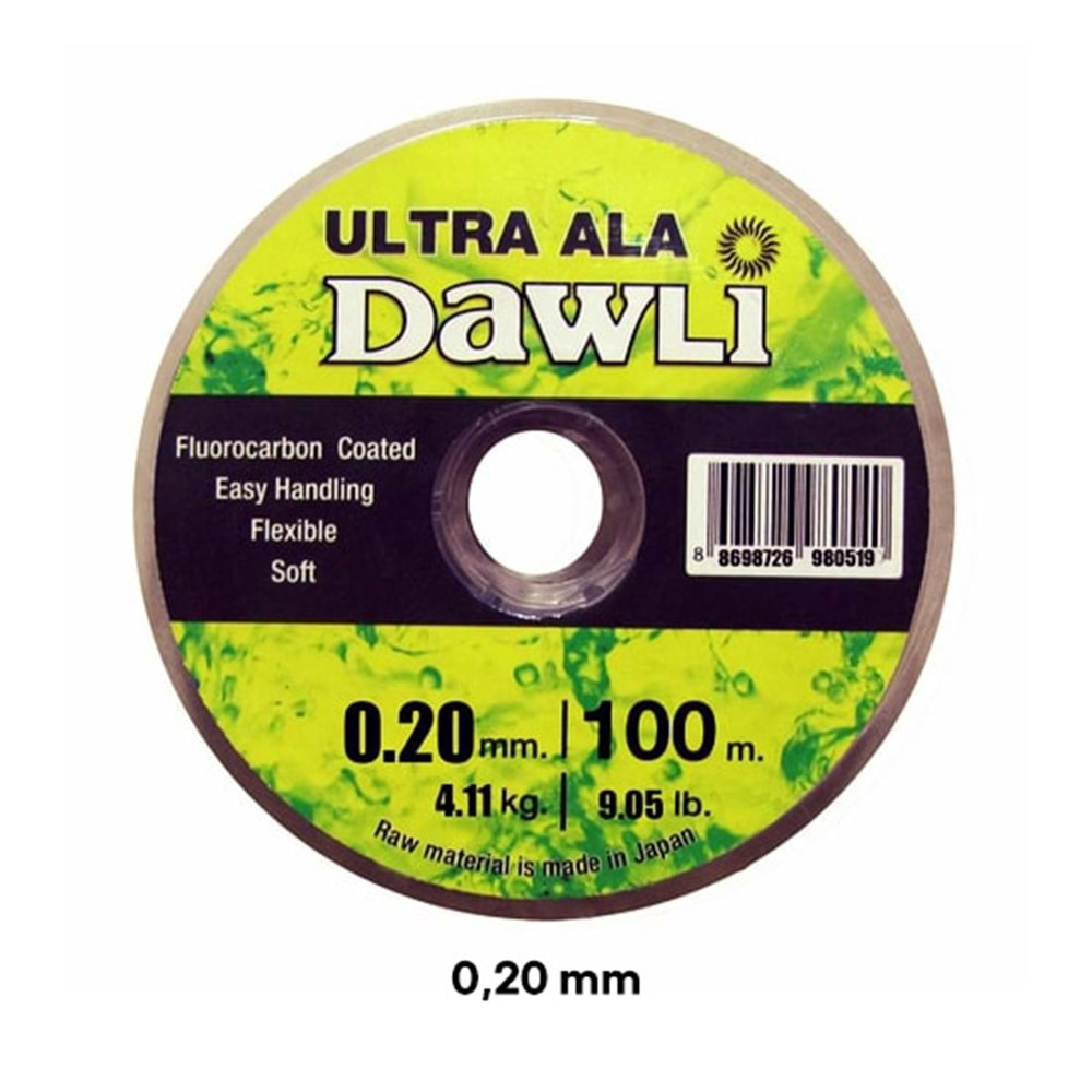 DAWLİ ULTRA ALA MAKARA MİSİNA 0,20 MM