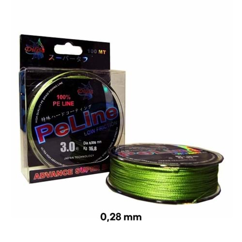 DAWLİ DİLPA PELİNE İPEK MİSİNA 3# 0,28 MM