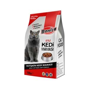 BONİSA 700 GR KEDİ MAMASI KUZU ETLİ