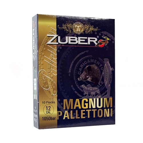 ZUBER 12 CAL. ŞAVROTİL 9 LU MISKET 45 GR MAGNUM 1050 BAR