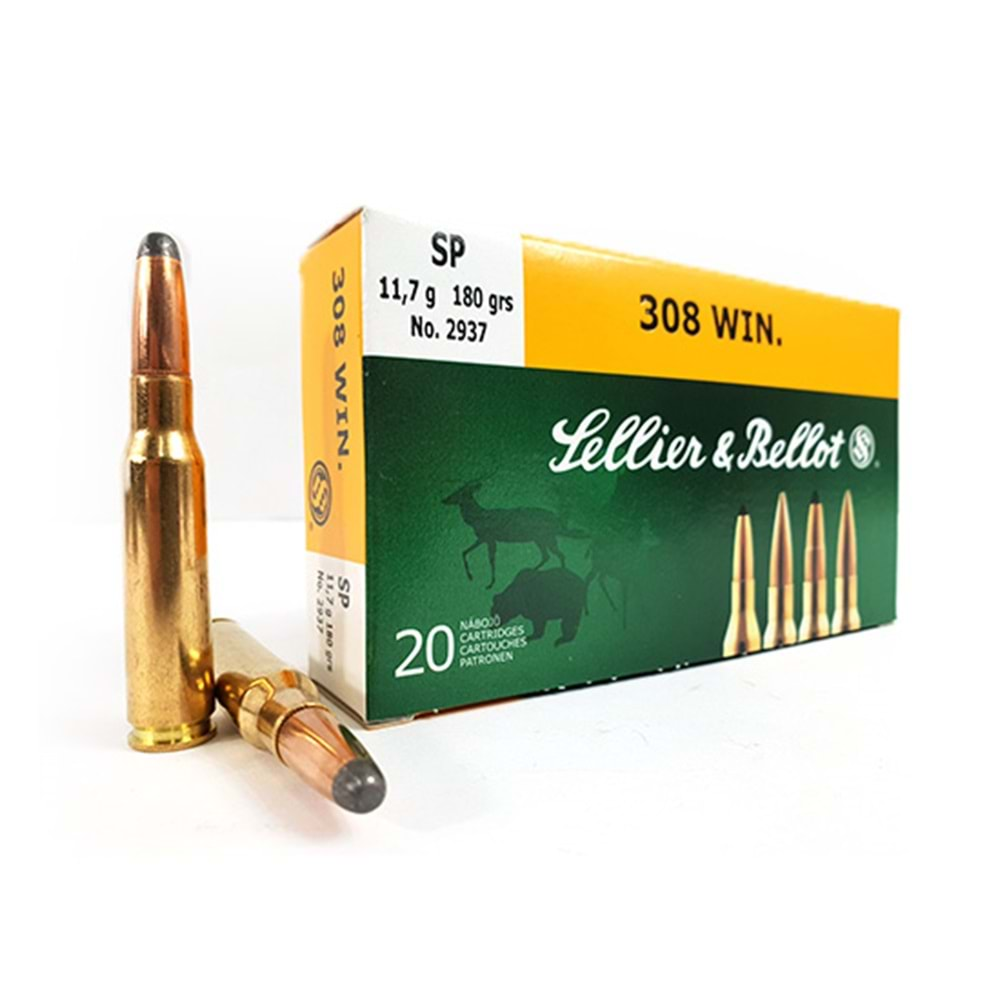 STERLING 308 WIN 180 GR. SELLİOR & BELLOT TABANCA MERMİSİ