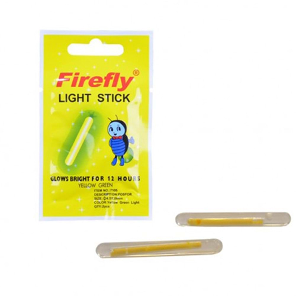 CAPTAIN 7105 FREFLY FOSFOR LİGHT STICK 4.5X39MM 2 Lİ PAKET