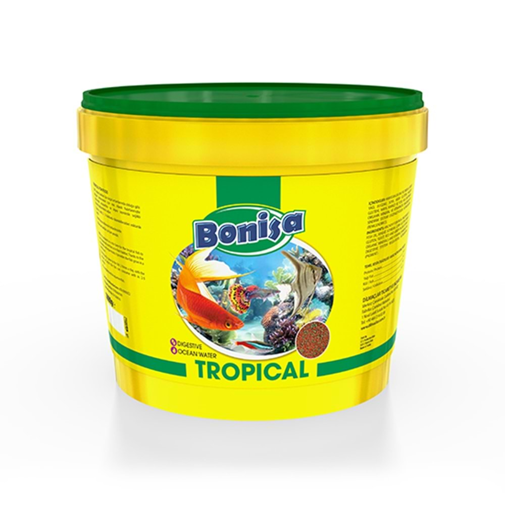 BONİSA 3 KG TROPICAL KOVA BALIK YEMİ