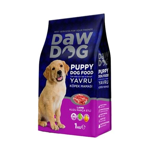 DAWDOG 1 KG YAVRU KÖPEK MAMASI KUZU ETLİ & PİRİNÇLİ