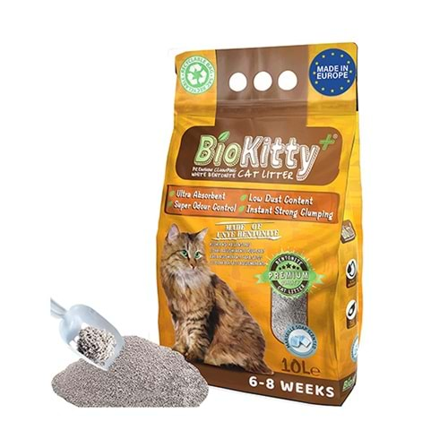 BİOKITTY 10 LT BENTONİT KEDİ KUMU MARSİLYA SABUNLU