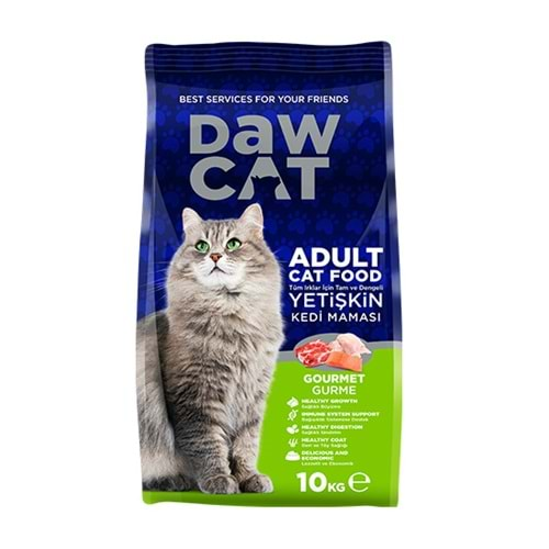 DAWCAT 10 KG YETİŞKİN KEDİ MAMASI GURME