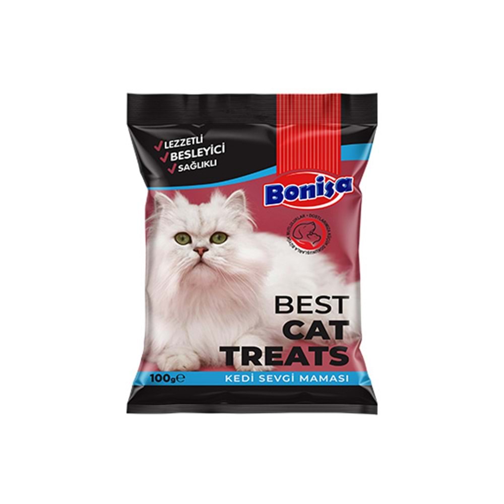 BONİSA 100 GR BEST CAT TREATS KEDİ SEVGİ MAMASI