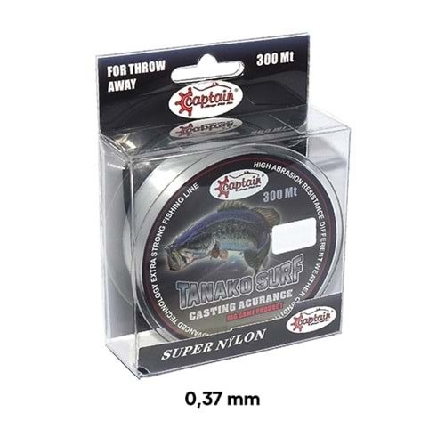 CAPTAIN TANAKO 300 MT 0,37 MM MİSİNA