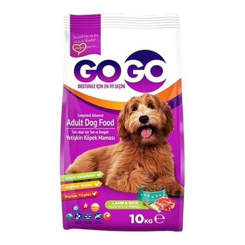 GOGO 10 KG KUZU & PİRİNÇ YETİŞKİN KÖPEK MAMASI