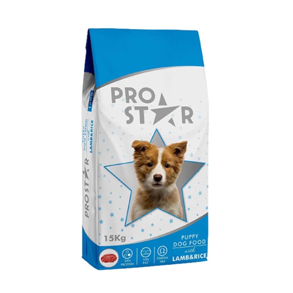 PROSTAR 15 KG YAVRU KÖPEK MAMASI KUZU ETLİ PİRİNÇLİ