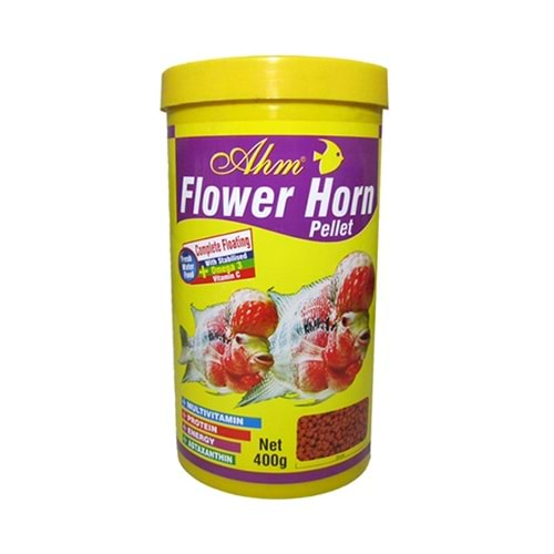 AHM FLOWER HORN PELLET 400 GR