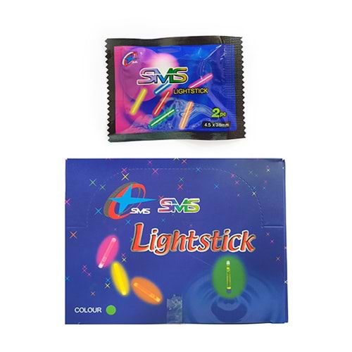 SMS LİGHT STİCK 2 Lİ FOSFOR MAVİ KUTU 4,5*38 MM
