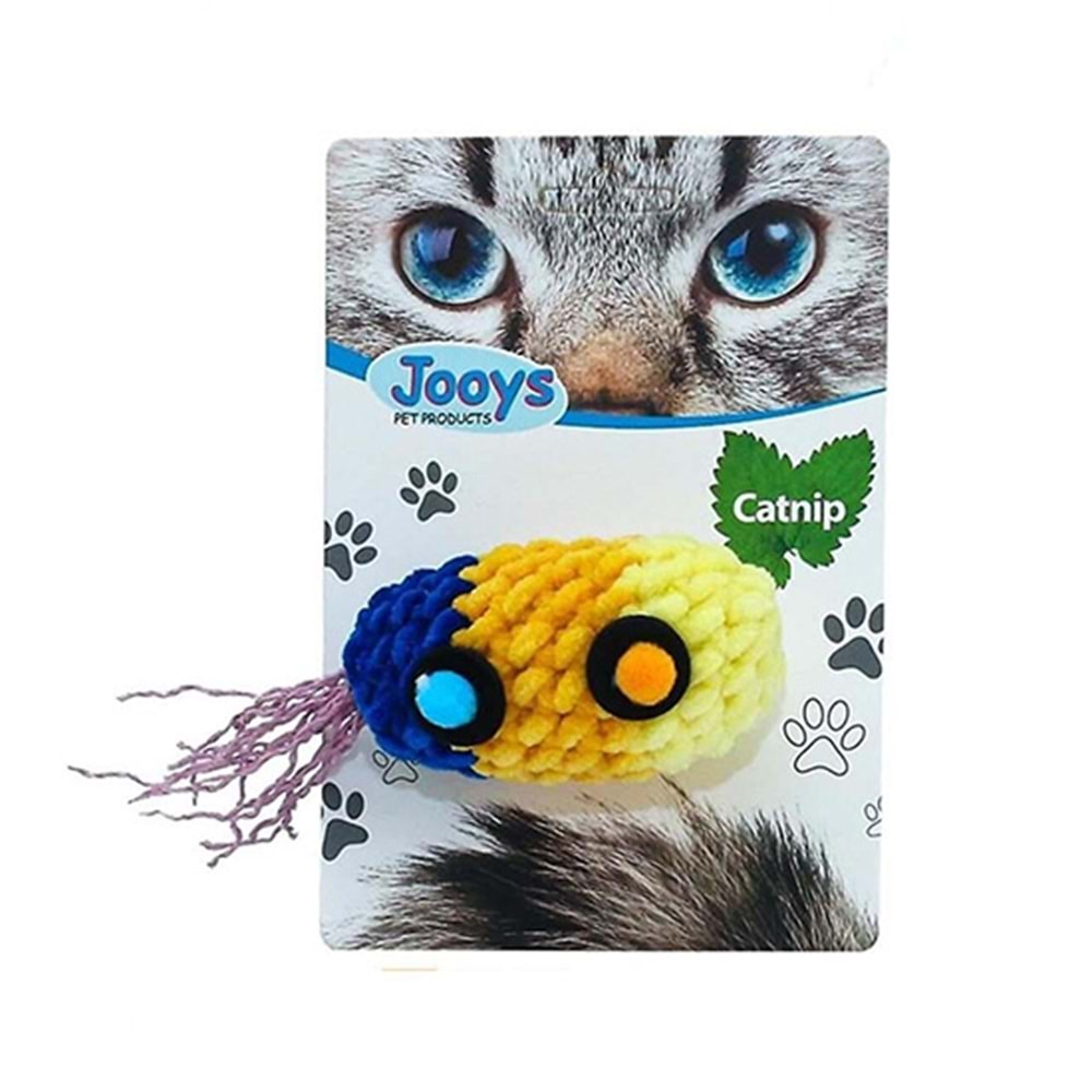 PNG-51680 JOOYS CATNİPLİ KADİFE SAÇAKLI KEDİ OYUNCAĞI