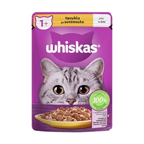 WHİSKAS 85 GR POUCH GRAVY SOSLU TAVUKLU
