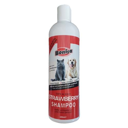 BONİSA 400 ML STRAWBERY SHAMPOO CAT DOG