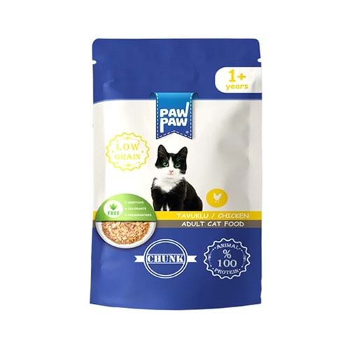 PAWPAW 85 GR TAVUKLU POUCH KEDİ KONSERVE