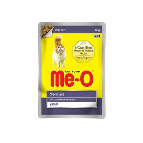 ME-O 80 GR KEDİ POUCH KISIRLAŞTIRILMIŞ TAVUK PARÇALI